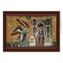 Annunciation By Cavallini Pietro (Best Quality) Greeting Cards
