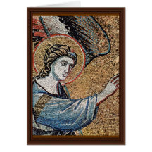 Annunciation Detail By Pietro Cavallini Greeting Card