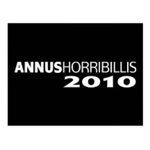 Annus Horribillis 2010 Postcard