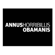 Annus Horribillis Obamanis Post Card