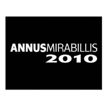 Annus Mirabillis 2010 Postcards