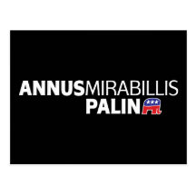 Annus Mirabillis Palin Post Card