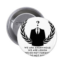 Anonymous Badge Avec Agrafe
