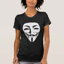 anonymous face tee shirt