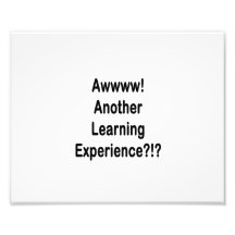 another learning experience black text photo art