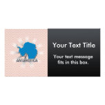 Antarctica Flag Map 2.0 Personalized Photo Card