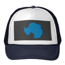 Antarctica flag map hat