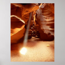 antelope canyon beam one poster