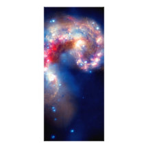 Antennae Galaxies Colliding Personalized Rack Card