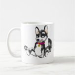 Anthro Husky Coffee Mug