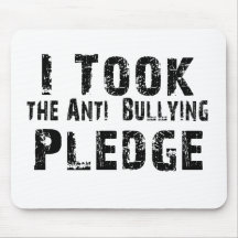 Anti Bullying Pledge Mouse Pad