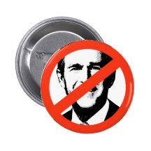 ANTI-BUSH - ANTI-George W Bush Pin