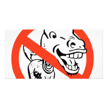 Anti-Democrat Photo Card