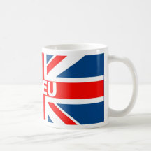 Anti EU British flag Mug
