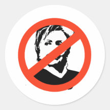ANTI-HILLARY: ANTI-Hillary Clinton Sticker