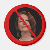 Anti Julia Gillard Refrigerator Magnets