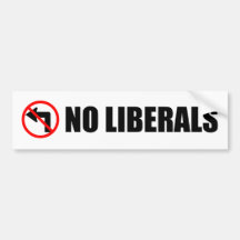 Anti-Liberal Bumper Sticker