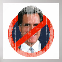 ANTI MITT ROMNEY Faded.png Posters