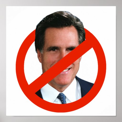 ANTI MITT ROMNEY PRINT