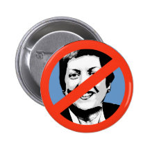 ANTI-NAPOLITANO PINBACK BUTTON