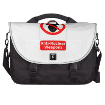 Anti-Nuclear Weapons Computer Bag