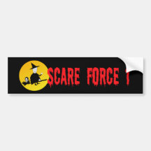 Anti Obama,anti Hillary Halloween Bumper Sticker