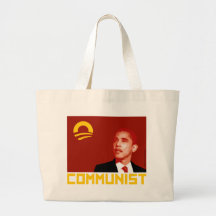 Anti-Obama: Barack Obama Communist Tote Bag