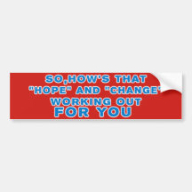 Anti Obama Bumper Sticker
