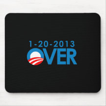 Anti-Obama Bumpersticker - Over 1-20-2013 Mouse Mat