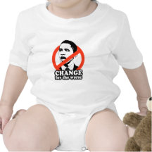 ANTI-OBAMA / CHANGE FOR THE WORSE SHIRT