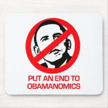 Anti-Obama - End Obamanomics Mouse Mat