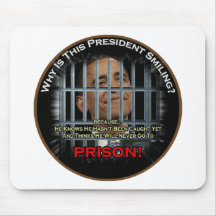 Anti Obama in Prison Mouse Mat