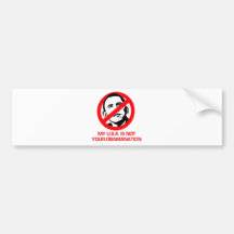 Anti-Obama - Not your Obamanation Bumper Sticker