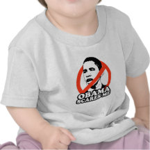 ANTI-OBAMA / OBAMA SCARES ME TSHIRT