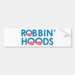 ANTI-OBAMA - ROBBIN' HOODS BUMPER STICKER