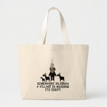 Anti Obama,village idiot Tote Bags