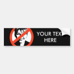 Anti-Palin Bumper Sticker / Custom Text