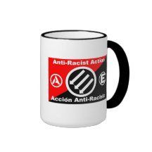 anti-racist action mug