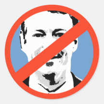 ANTI-RAND PAUL ROUND STICKERS