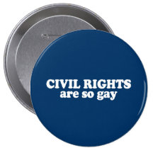 Anti-Republican - Civil rights are gay Pins