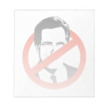 Anti Romney Memo Notepads