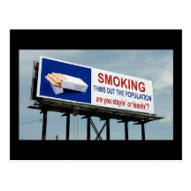 Anti-Smoking - Postcard