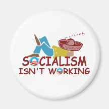 Anti socialism fridge magnets
