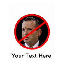 Anti Tony Abbott Postcard