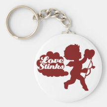 Anti-valentines day Cupid Key Chains