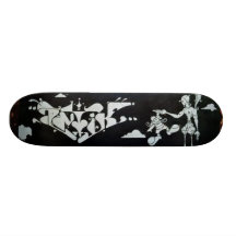Antik Real Abstract Graffiti Wall Skate Board