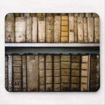 Antique !7th Century Vellum Bindings Books Mousepad