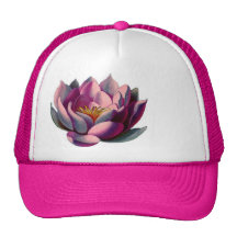 Antique Botanicals Pink Water Lily Lotus Hat
