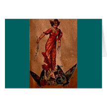 Antique Butterfly Fairy Greeting Cards