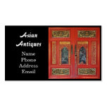 Antique Chinese Wardrobe Business Cards